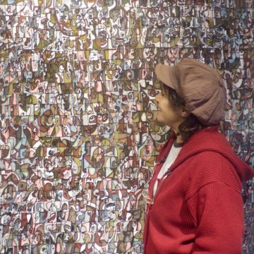 Amina Saoudi : de la peinture sur soie au tissage artistique contemporains